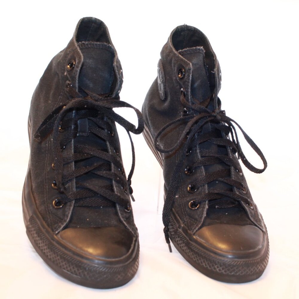 Converse Chuck Taylor Unisex M8 W11 Hi Top Black Mono M3310 Sneakers